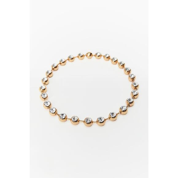Alexander Wang Stainless Steel Ball Chain Necklace ~ Gold